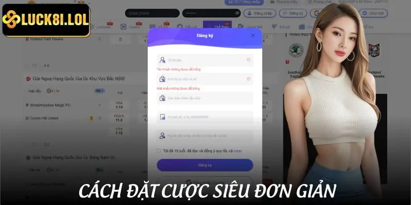 Ba bước đơn giản để bắt đầu đặt cược cho lính mới